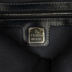 Fendi Canvas FF Marble Double Flap Shoulder Bag (SHG-tZdrHw)