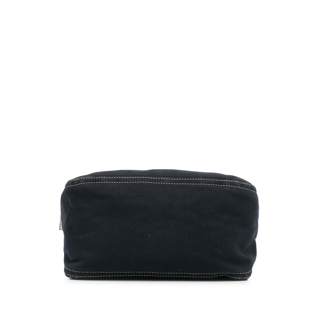 Fendi Canvas FF Marble Double Flap Shoulder Bag (SHG-tZdrHw)
