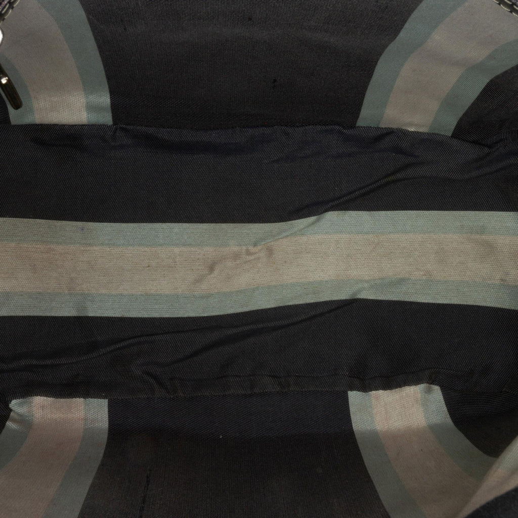 Fendi Canvas FF Marble Double Flap Shoulder Bag (SHG-tZdrHw)