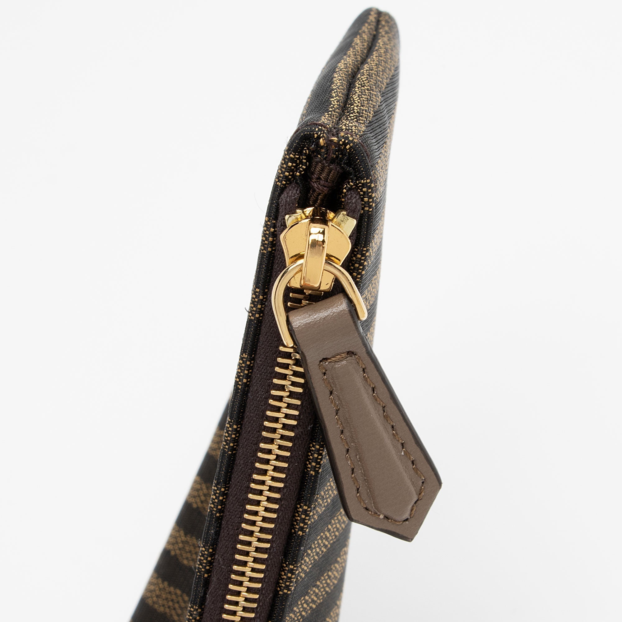 Fendi Canvas Pequin Pochette (SHF-2YZlVT)