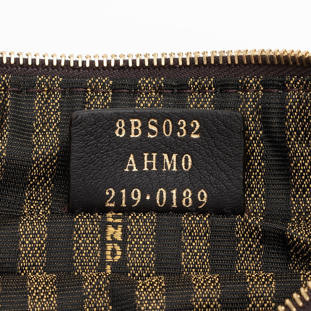 Fendi Canvas Pequin Pochette (SHF-2YZlVT)