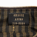 Fendi Canvas Pequin Pochette (SHF-2YZlVT)
