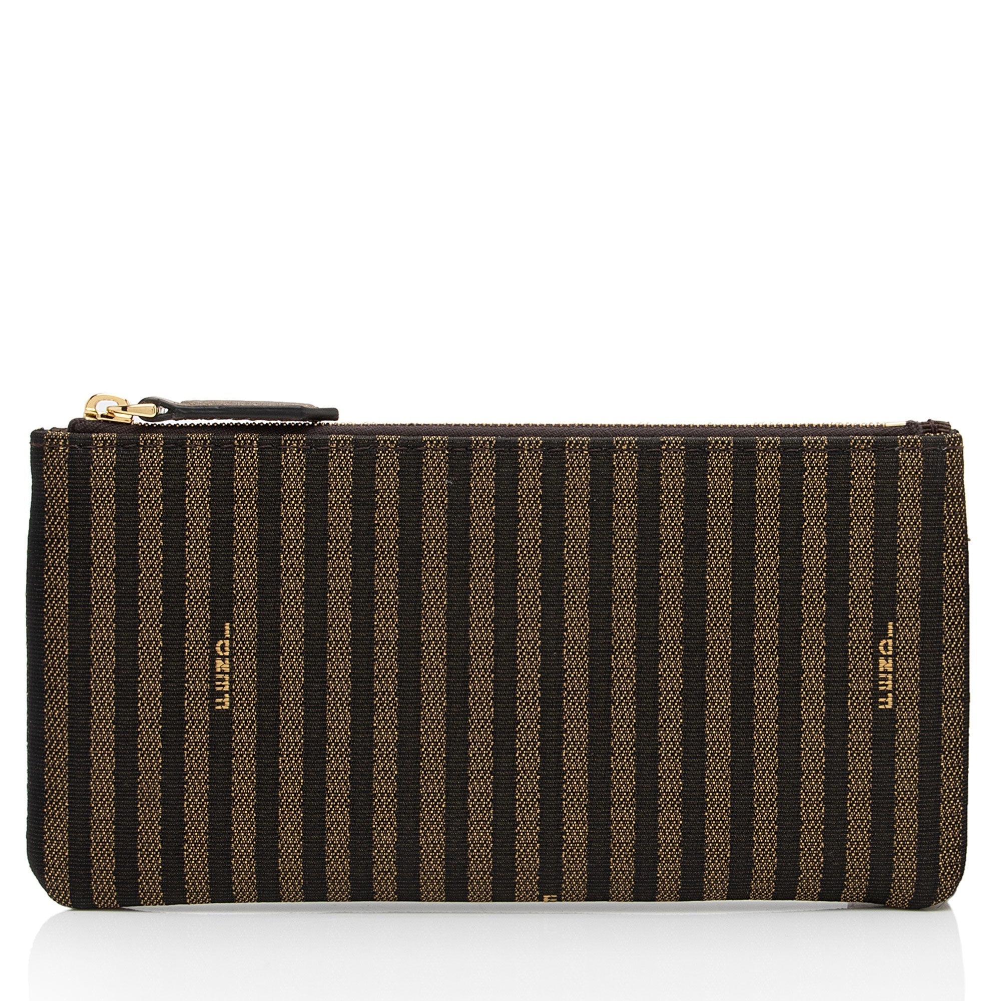 Fendi Canvas Pequin Pochette (SHF-2YZlVT)