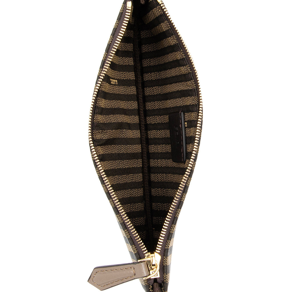 Fendi Canvas Pequin Pochette (SHF-2YZlVT)