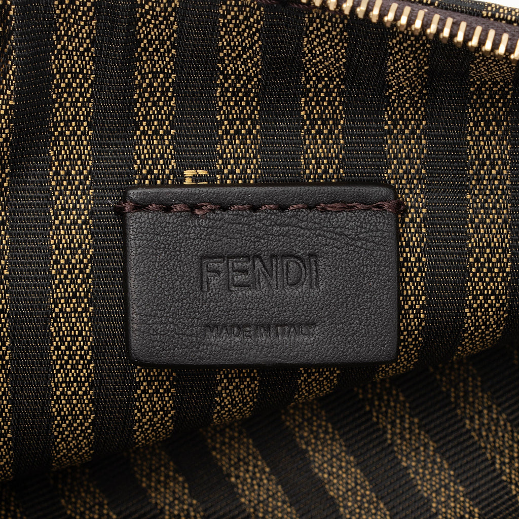 Fendi Canvas Pequin Pochette (SHF-2YZlVT)