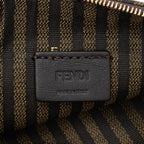 Fendi Canvas Pequin Pochette (SHF-2YZlVT)