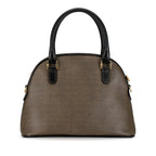 Fendi Coated Canvas Dome Satchel (SHG-iVEUje)