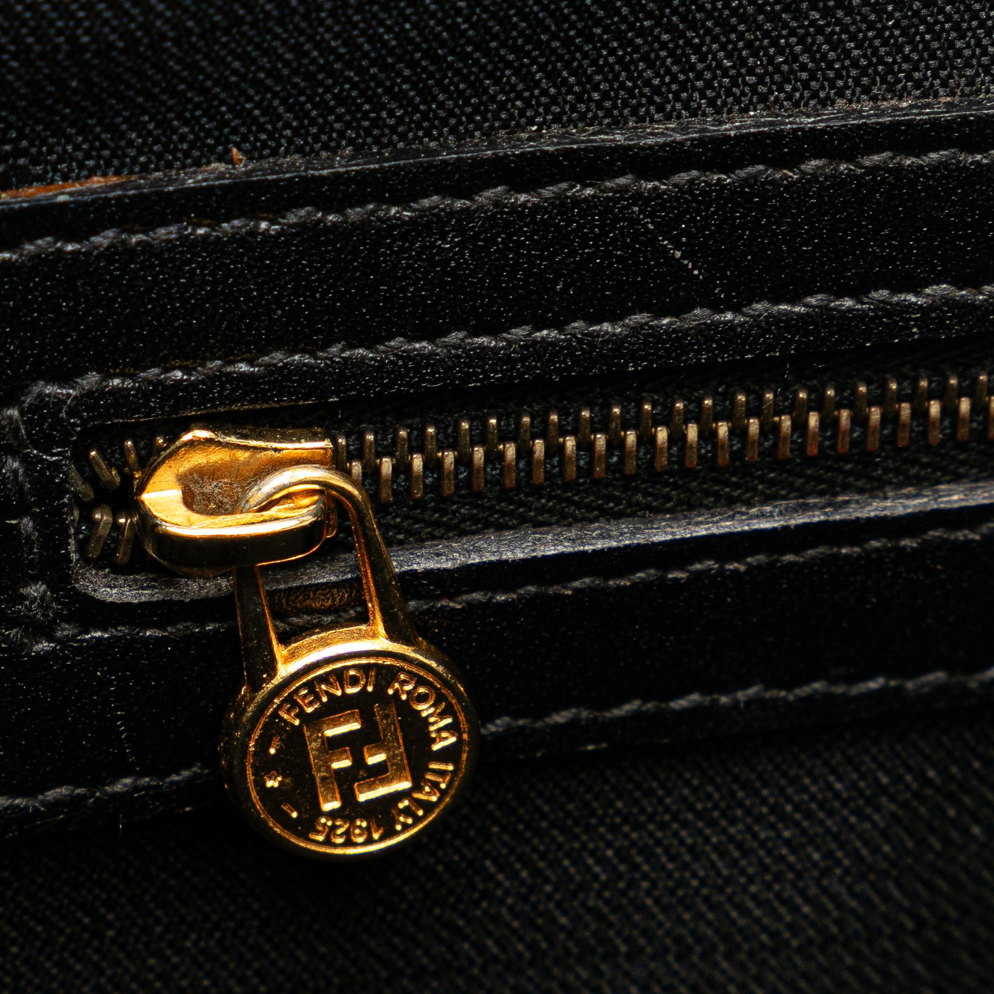 Fendi Coated Canvas Dome Satchel (SHG-iVEUje)