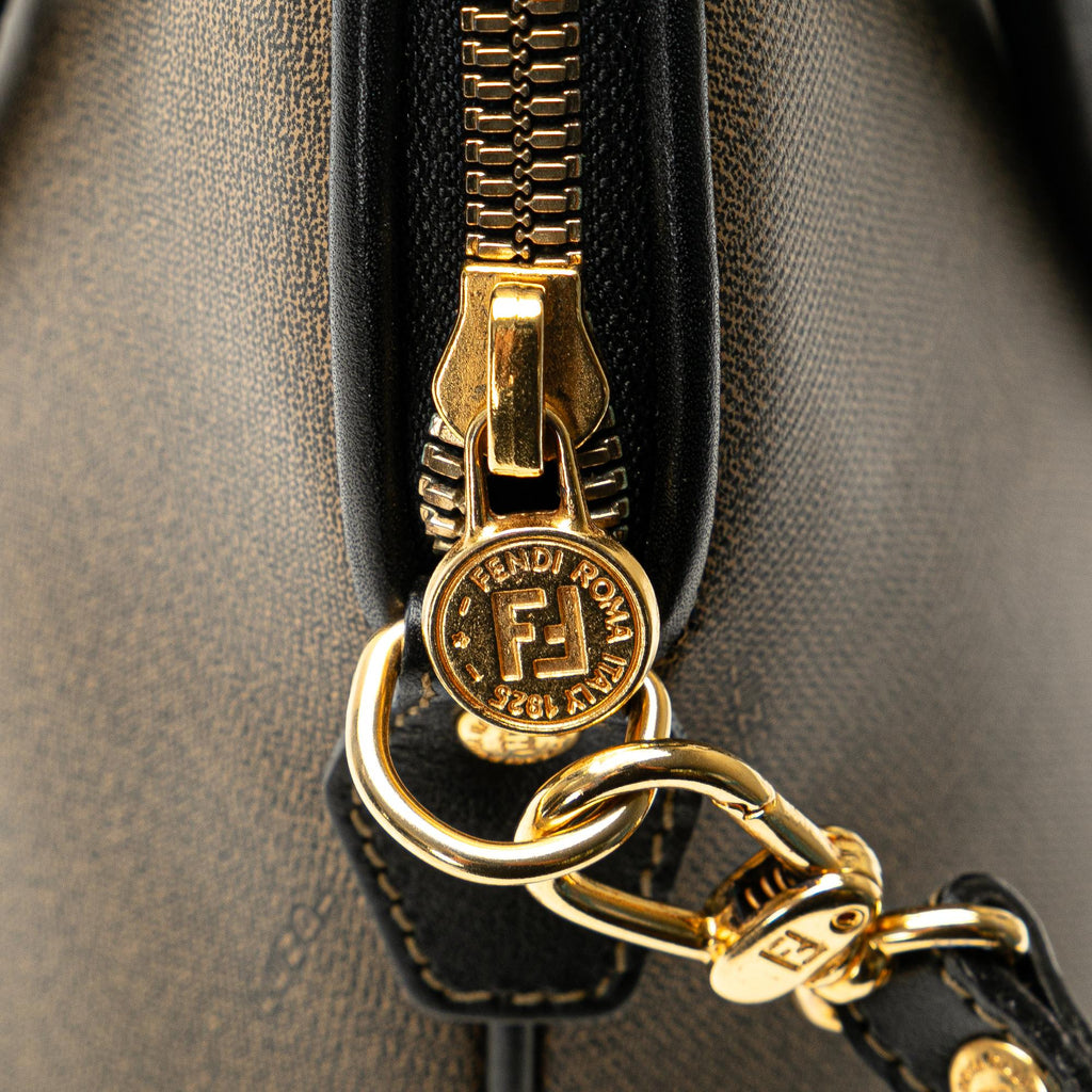 Fendi Coated Canvas Dome Satchel (SHG-iVEUje)
