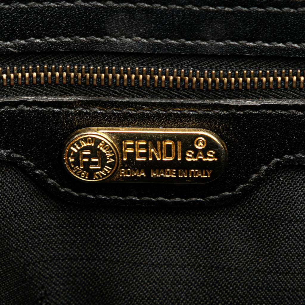 Fendi Coated Canvas Dome Satchel (SHG-iVEUje)