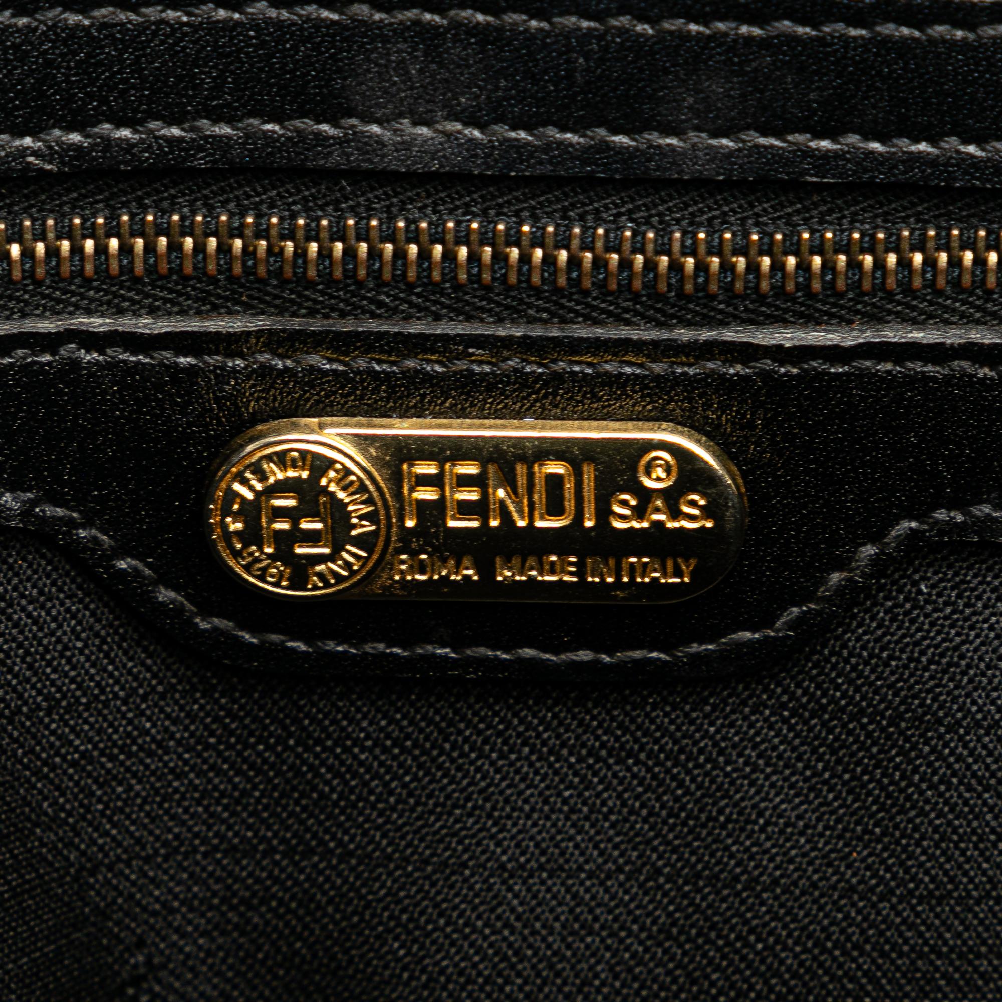 Fendi Coated Canvas Dome Satchel (SHG-iVEUje)