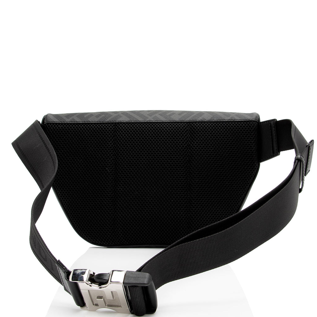Fendi Coated Canvas FF Belt Bag (SHF-AeWxPp)