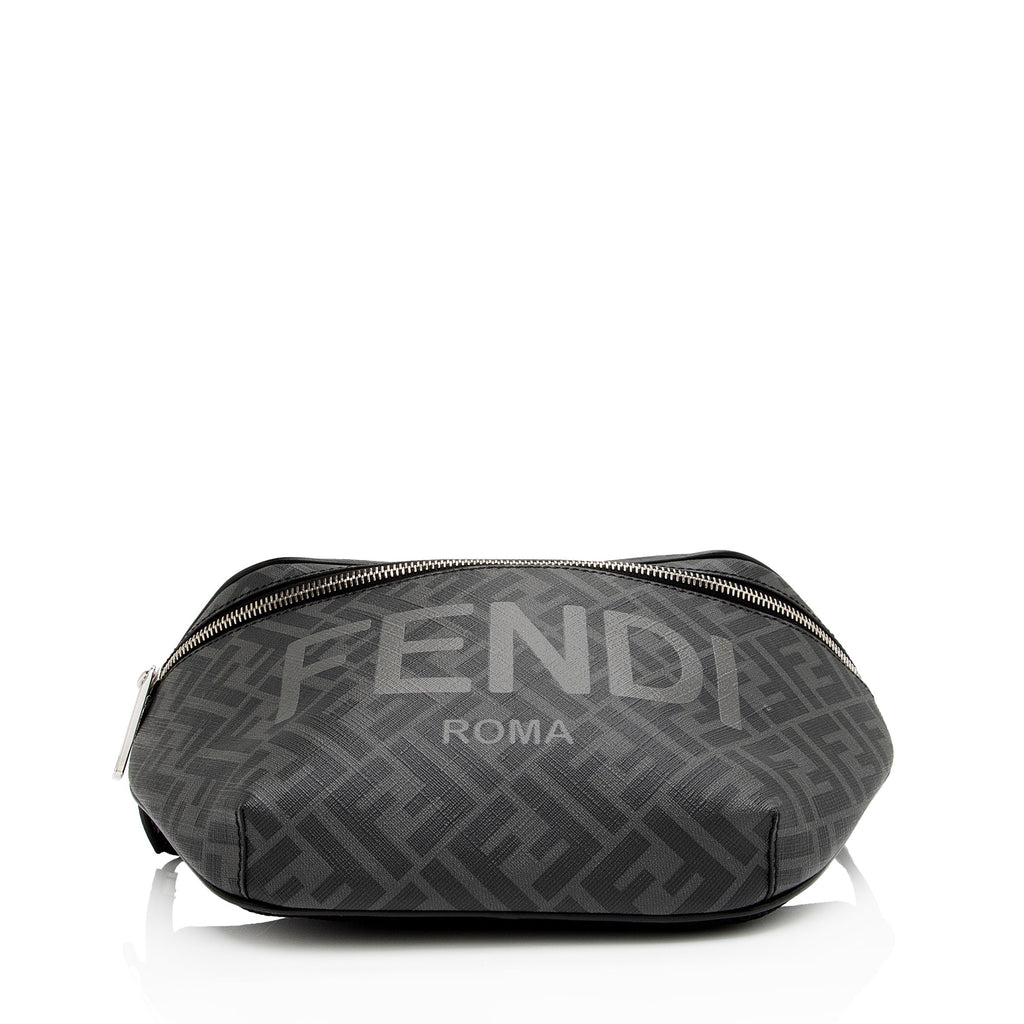 Fendi Coated Canvas FF Belt Bag (SHF-AeWxPp)