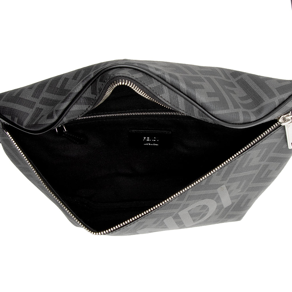 Fendi Coated Canvas FF Belt Bag (SHF-AeWxPp)