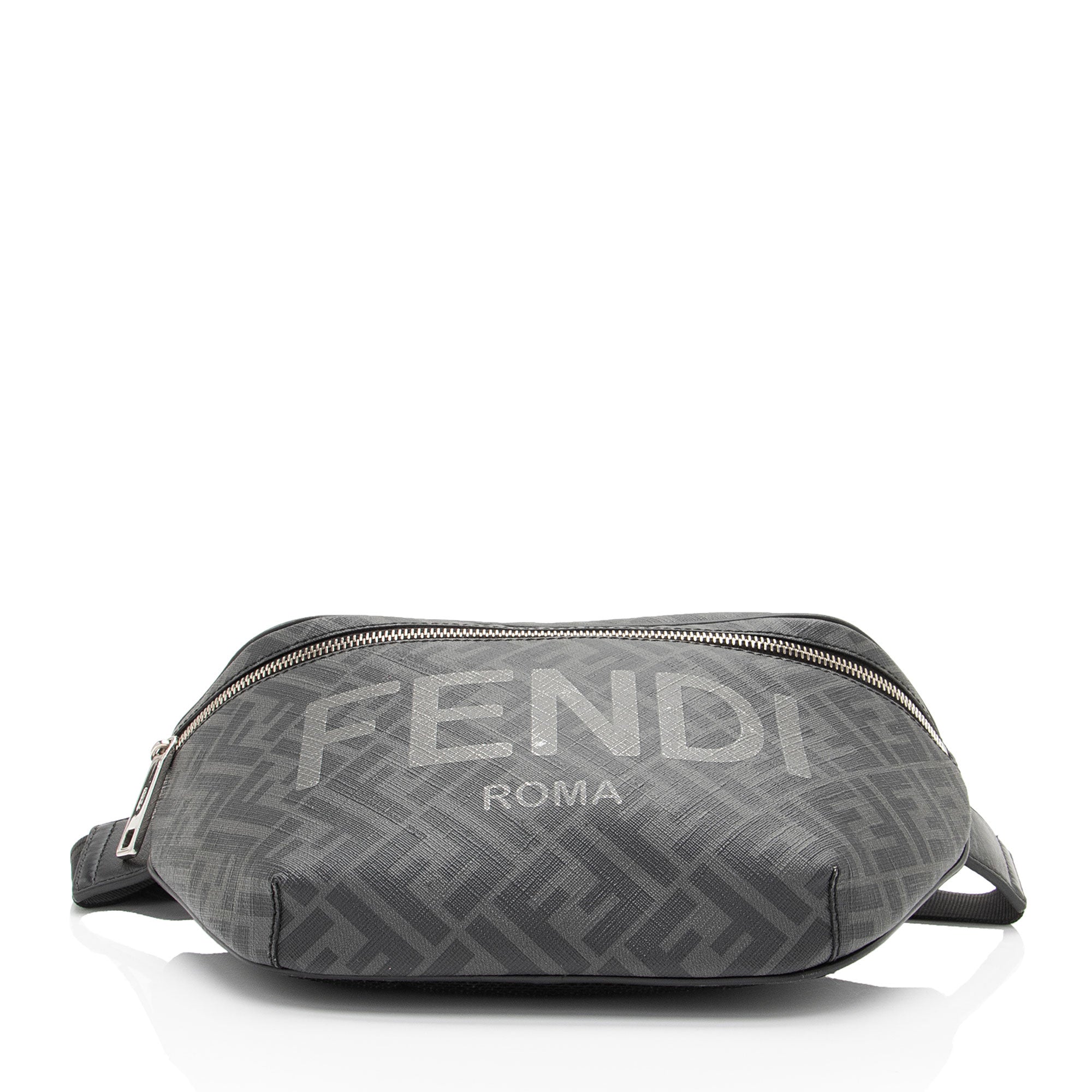 Fendi Coated Canvas FF Belt Bag (SHF-JrxJdY)