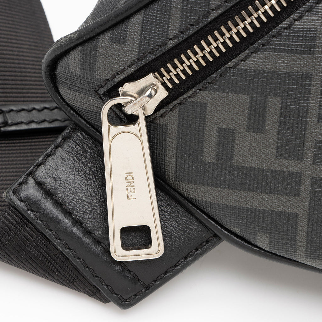 Fendi Coated Canvas FF Belt Bag (SHF-JrxJdY)