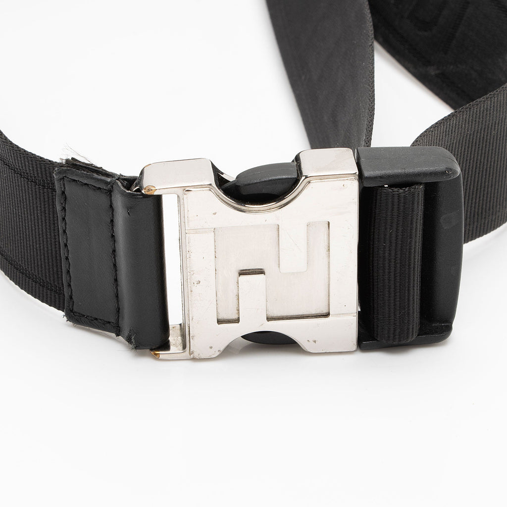 Fendi Coated Canvas FF Belt Bag (SHF-JrxJdY)