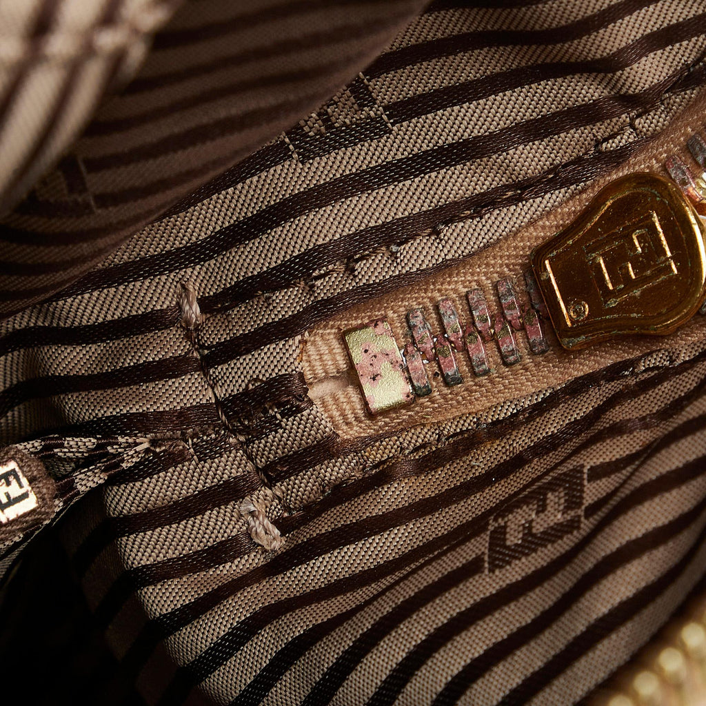 Fendi Colorblock Chameleon Satchel (SHG-zjRr53)