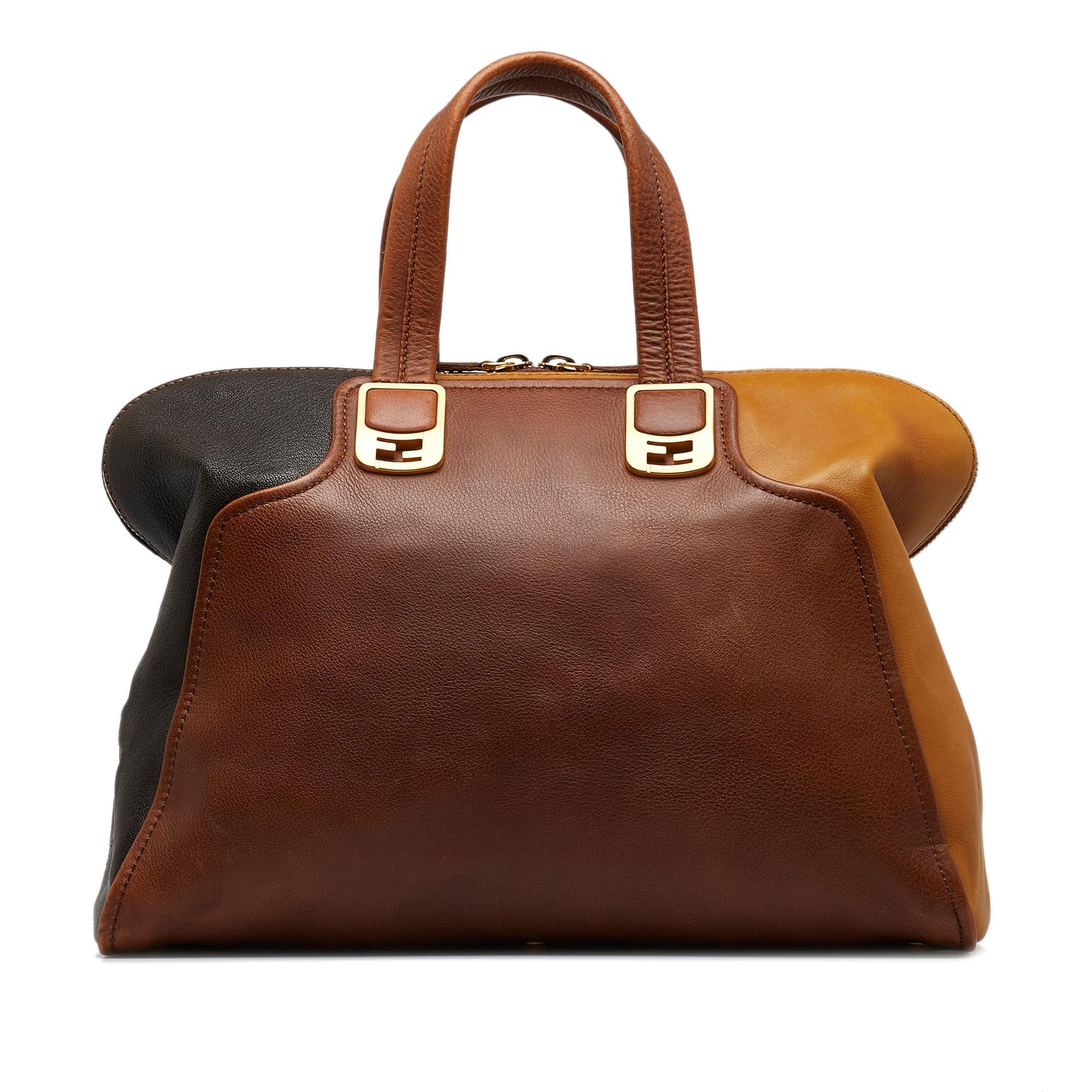 Fendi Colorblock Chameleon Satchel (SHG-io7nju)