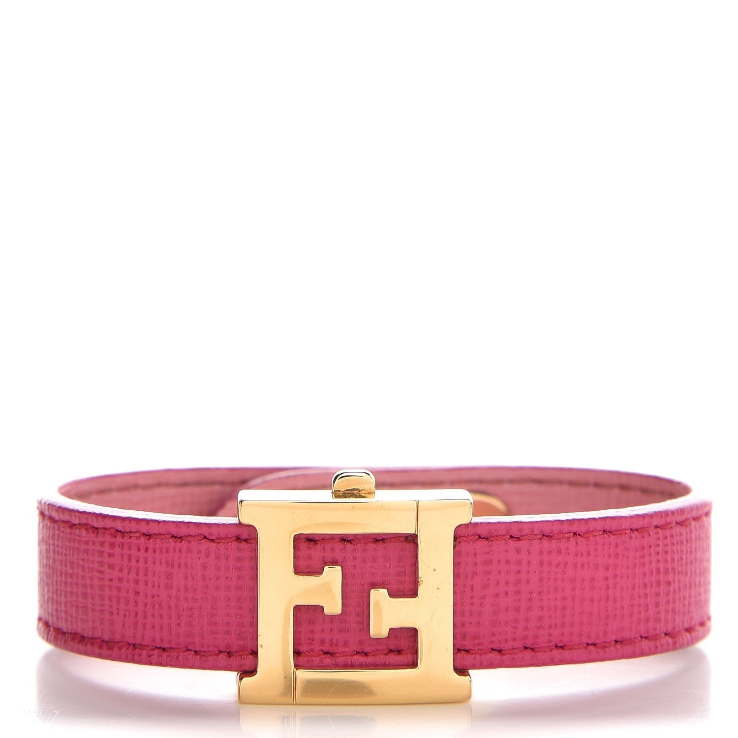 FENDI Vitello FF Crayons Reversible Bracelet