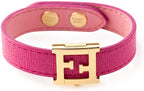 FENDI Vitello FF Crayons Reversible Bracelet