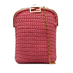 Fendi Crochet Baguette Phone Bag (SHG-8FMN6T)