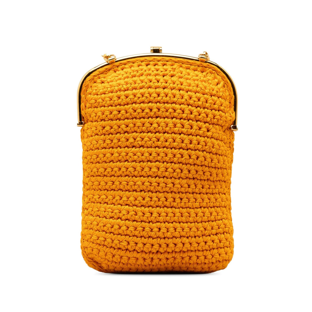 Fendi Crochet Baguette Phone Bag (SHG-uAlpHd)