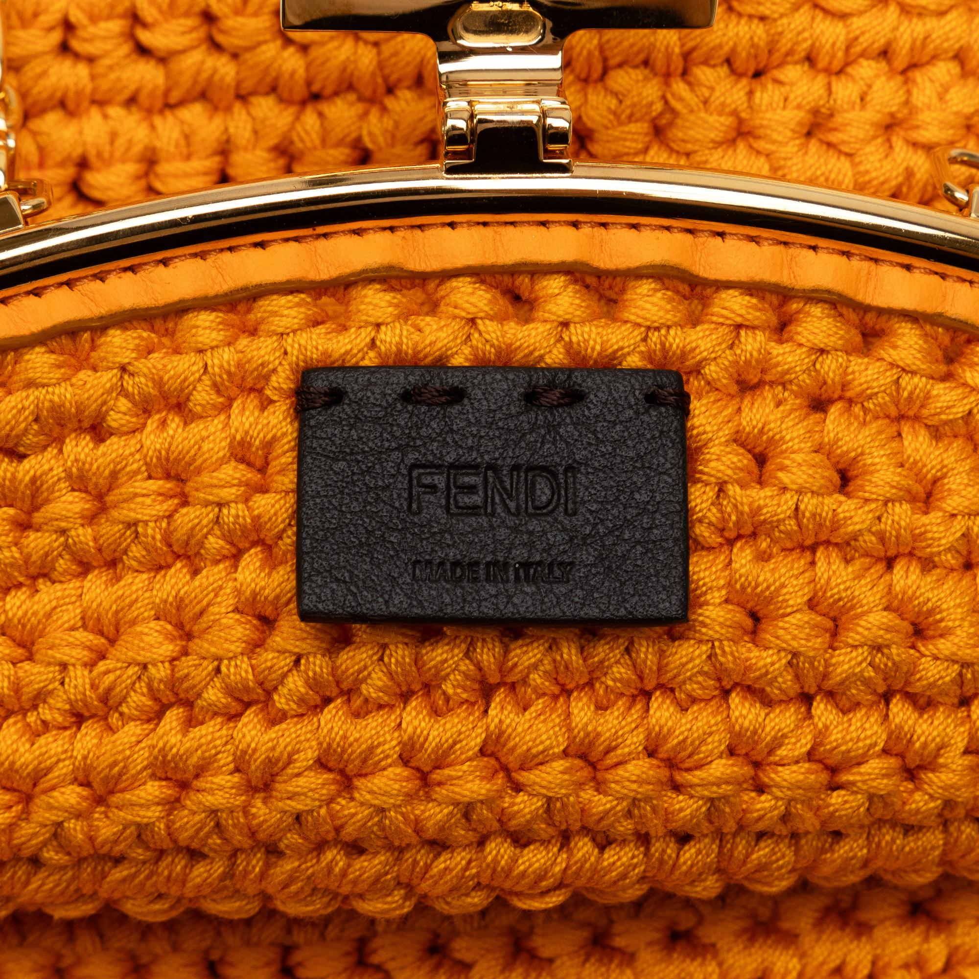 Fendi Crochet Baguette Phone Bag (SHG-uAlpHd)