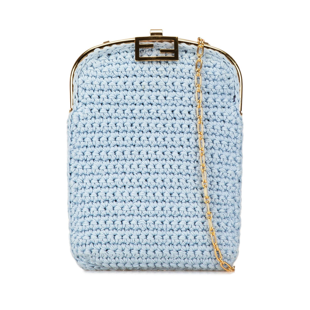 Fendi Crochet Baguette Phone Bag (SHG-8RR45O)