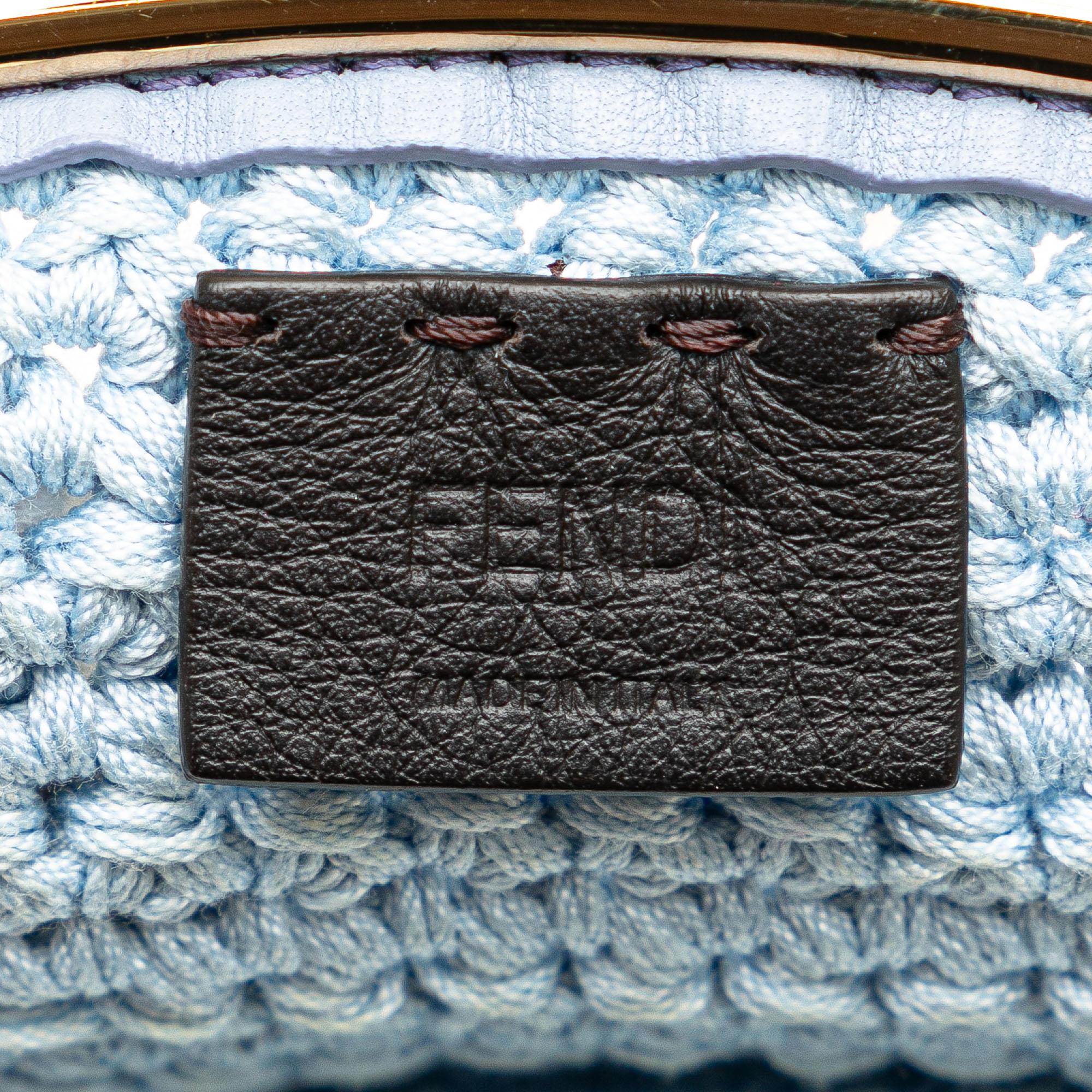 Fendi Crochet Baguette Phone Bag (SHG-8RR45O)