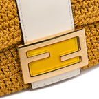 Fendi Crochet Raffia Baguette Satchel (SHG-qh4feG)
