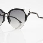 Fendi Crystal Cat Eye Sunglasses (SHF-14387)