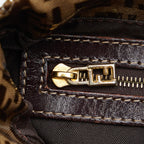 Fendi Crystal Zucchino  Flap Baguette (SHG-MKFmEx)