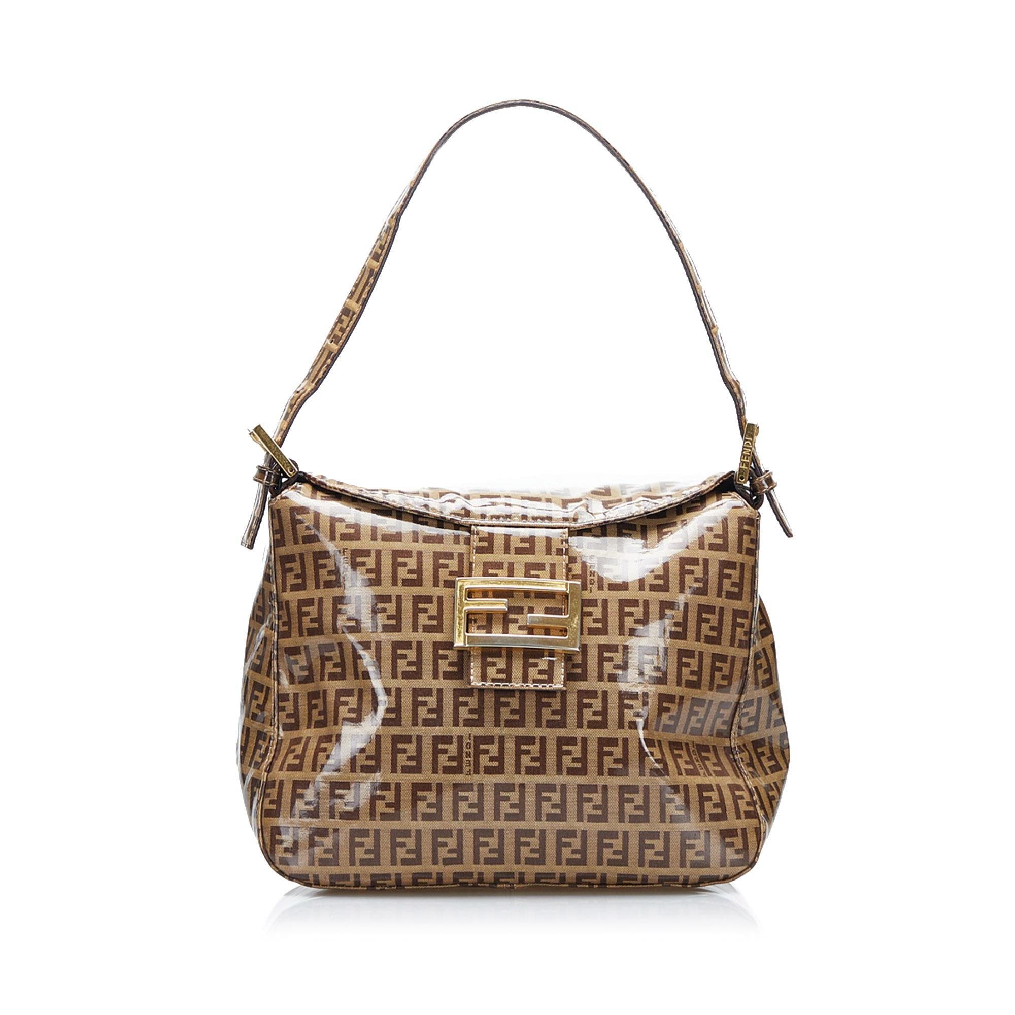 Fendi Crystal Zucchino  Flap Baguette (SHG-MKFmEx)
