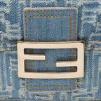 Fendi Denim Mini Baguette Shoulder Bag (SHF-19915)