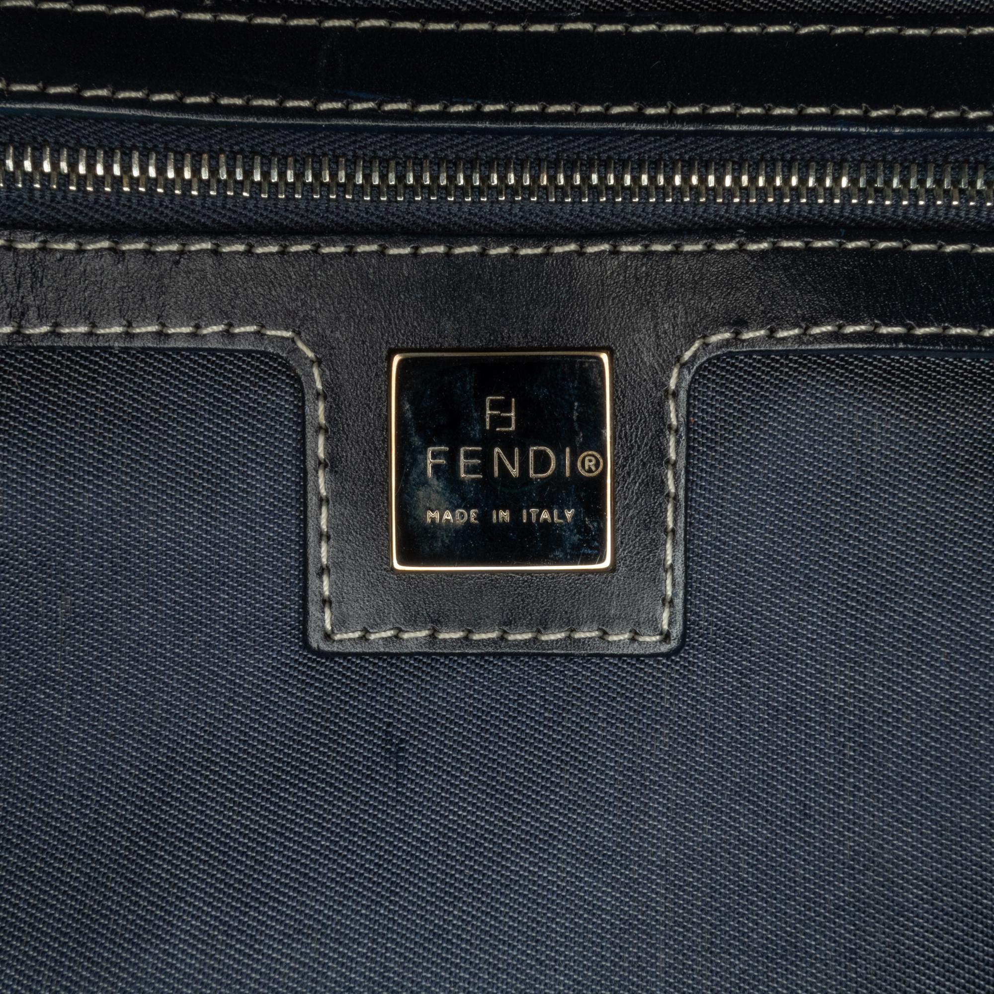 Fendi Denim Twins Tote (SHG-GBV4ZI)