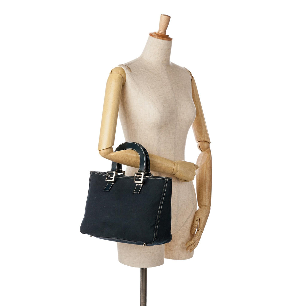 Fendi Denim Twins Tote (SHG-GBV4ZI)