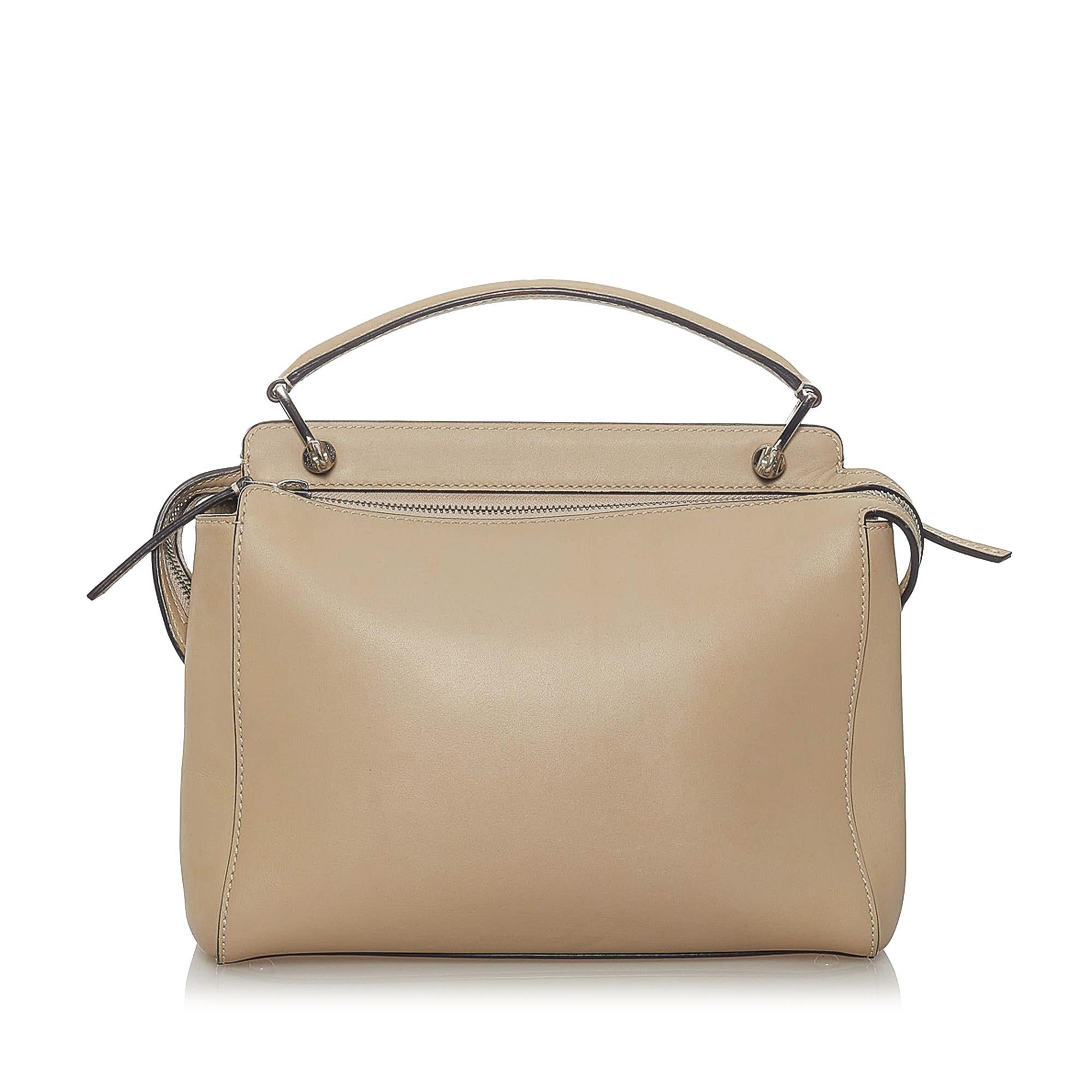 Fendi DotCom Leather Satchel (SHG-28310)