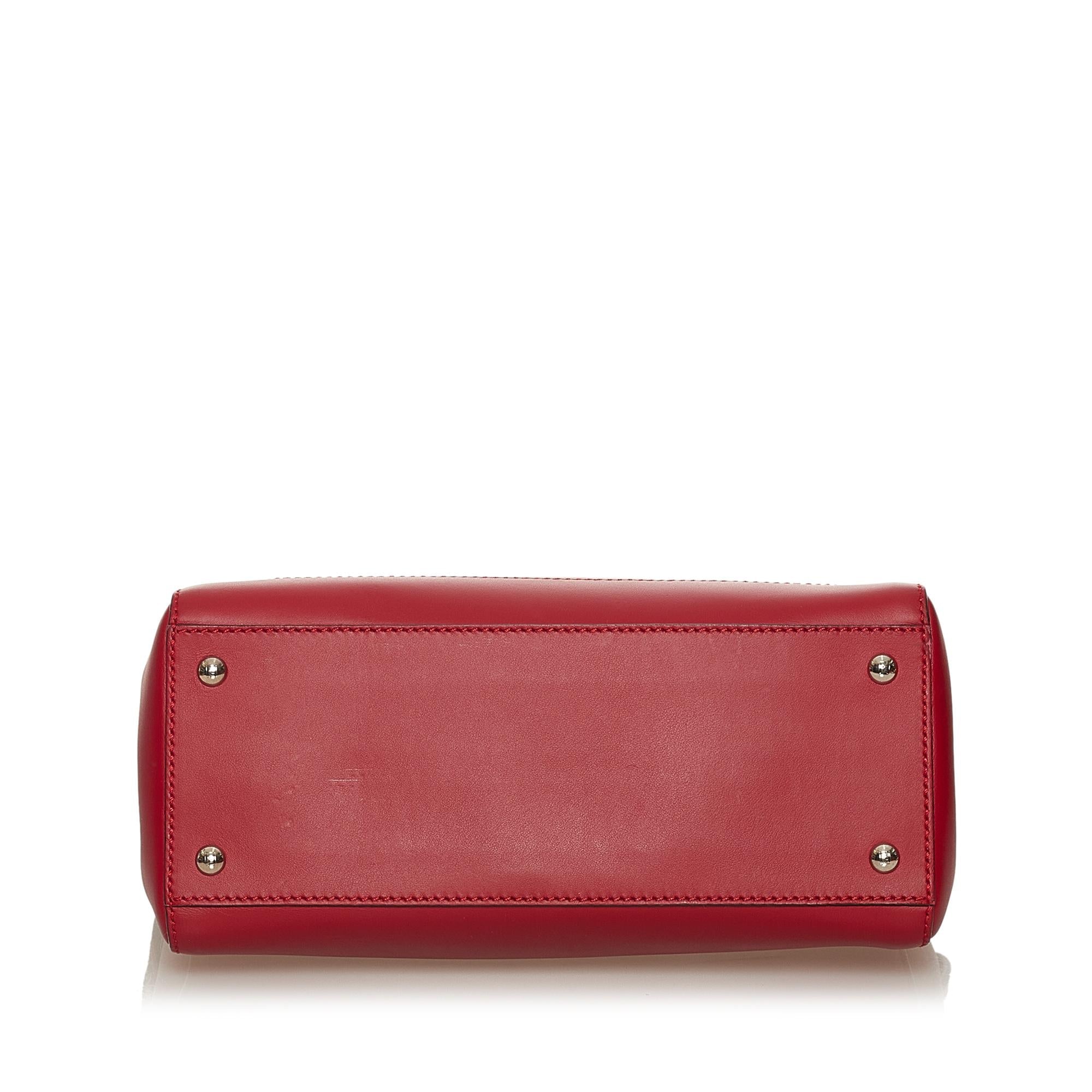 Fendi DotCom Leather Satchel (SHG-29019)