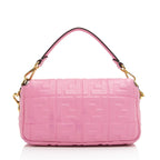 Fendi Embossed Leather FF 1974 Baguette Shoulder Bag (SHF-nc63Ja)
