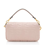 Fendi Embossed Leather FF 1974 Baguette Shoulder Bag (SHF-sC62ds)