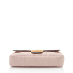 Fendi Embossed Leather FF 1974 Baguette Shoulder Bag (SHF-sC62ds)