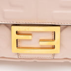 Fendi Embossed Leather FF 1974 Baguette Shoulder Bag (SHF-sC62ds)
