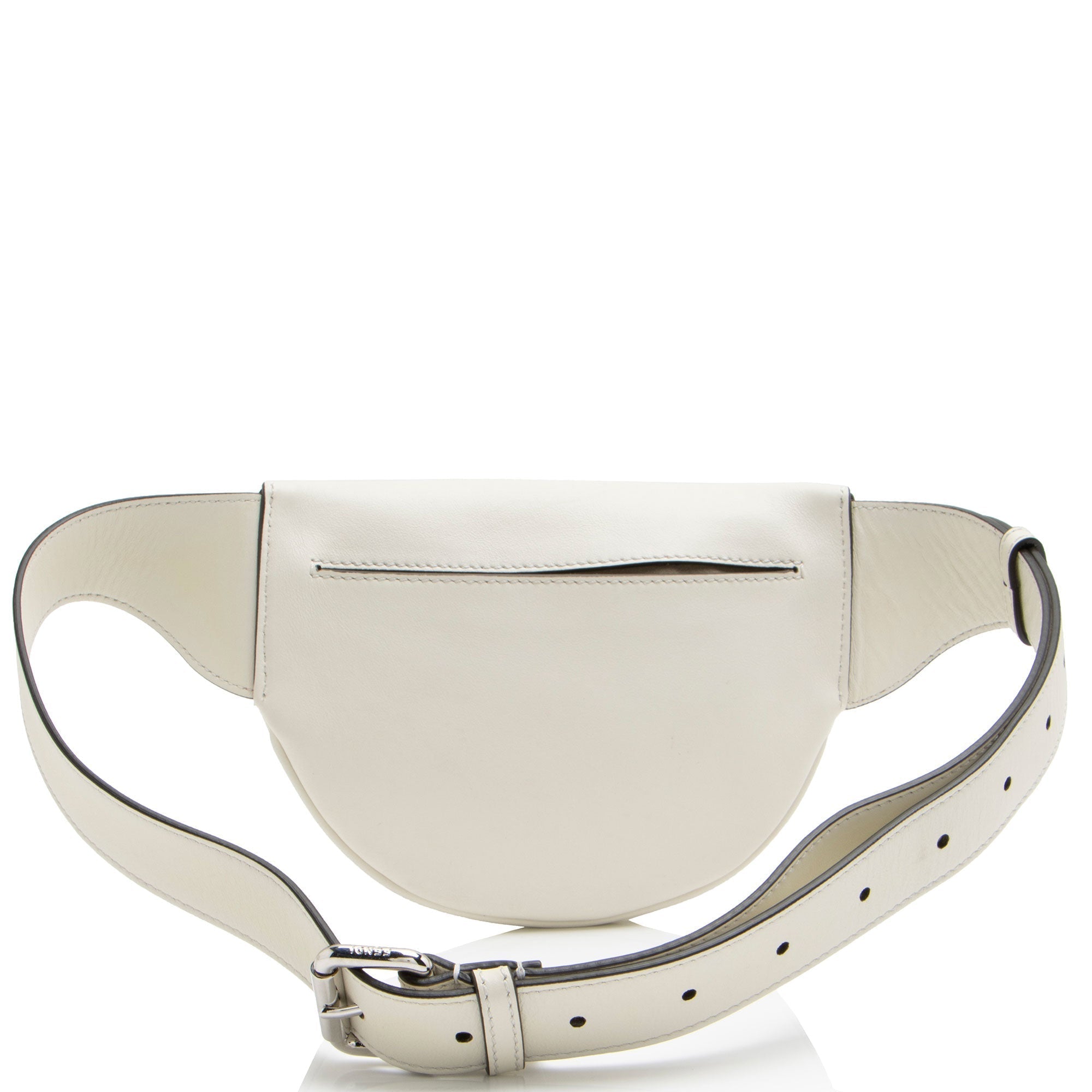 Fendi Embossed Vitello Logo Small Belt Bag