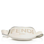 Fendi Embossed Vitello Logo Small Belt Bag