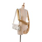 Fendi Embroidered Lace Baguette Satchel (SHG-iD9Gxu)