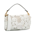 Fendi Embroidered Lace Baguette Satchel (SHG-iD9Gxu)