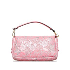 Fendi Embroidered Lace Baguette (SHG-GlR2r8)