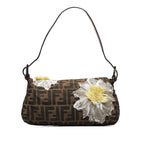 Fendi Embroidered Zucca Baguette (SHG-Kz6aJK)