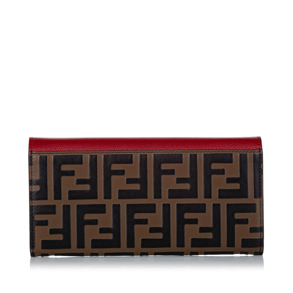 Fendi F is Fendi Zucca Leather Wallet on Chain (SHG-29267)